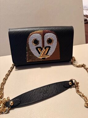 Louis Vuitton Twist Bag – Black Epi Leather | Limited Owl Design